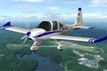 The Free Bird all-composite ultra-light aircraft